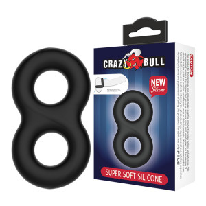 Эрекционное Кольцо двойное Crazy Bull Super Soft Double II BI-210185