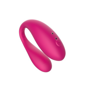 Вибромассажер для пар  TWIN, Pink с управлением через приложение.Amovibe, Германия