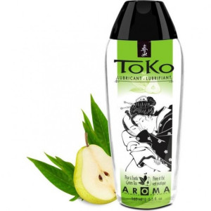 Лубрикант премиального качества со вкусом груши и зеленого чая Shunga Toko Aroma Pear & Exotic Green