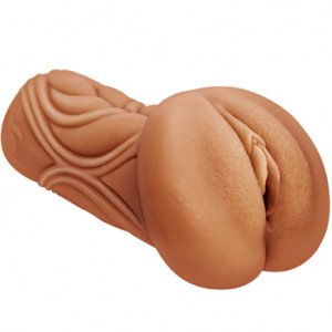 Массажер для мужчин реалистичный Lola Games Satisfaction Dumpling, загорелый