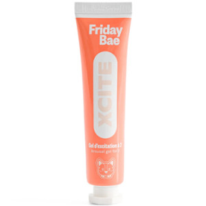 Возбуждающий гель тепло - холод с ароматом клубники  Friday Bae EXCITE AROUSAL  15 мл