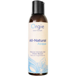 Лубрикант БЕЗ ГЛИЦЕРИНА натуральный  Orgie ALL - NATURAL ACQUA на водной основе, 150 мл