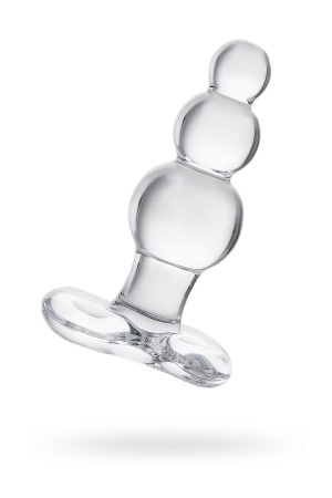 Анальная втулка из стекла  Sexus Glass  прозрачная, 10,5 см, Ø 3,5 см