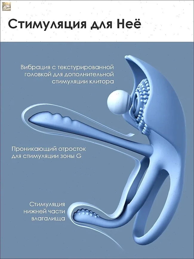 Двойное эрекционное кольцо с усиленной стимуляцией клитора Barzillai SVAKOM (голубой) Двойное эрекционное кольцо с усиленной стимуляцией клитора Barzillai SVAKOM (голубой)