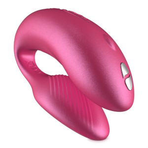 Сенсорный вибромассажер для пар We-Vibe Chorus Pink + управление через телефон