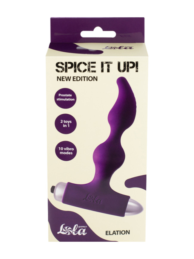 Анальная пробка с вибрацией Spice it up New Edition Elation Ultraviolet 8018-04lola Анальная пробка с вибрацией Spice it up New Edition Elation Ultraviolet 8018-04lola