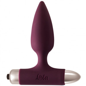 Анальная пробка  с шариком внутри и вибрацией Lola Spice It Up Glory, бордовая 8015-03