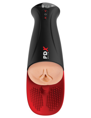 Мастурбатор  с вибрацией и  очень мощным  всасыванием Fuck-O-Matic Pro XL Pipedream