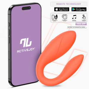 Вибромассажер для пар с управлением через телефон  Couple Toy Salmon, лососевый IntoYou