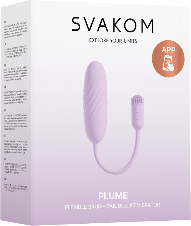 Виброяйцо Plume с управлением через приложение цвет лиловый Svakom Виброяйцо Plume с управлением через приложение цвет лиловый Svakom