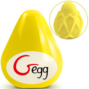 Мини мастурбатор в форме яйца Gvibe Gegg, желтое