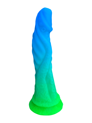 Фентезийный фаллоимитатор Sexperiments Khtulhu, зелено-голубой 5703