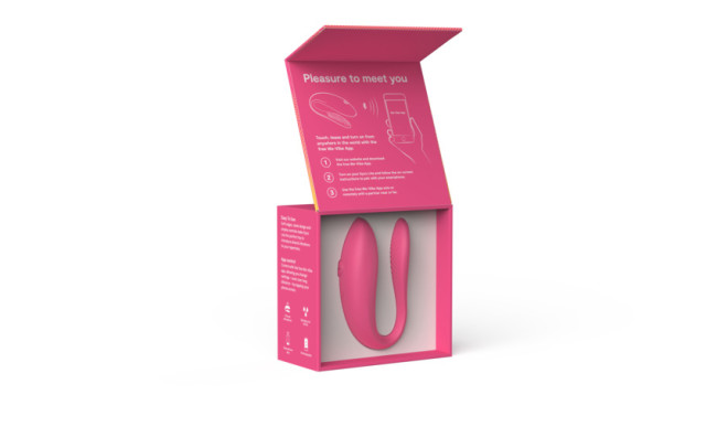 Вибратор для пар  ( управление приложением) We-Vibe Sync Lite розовый
