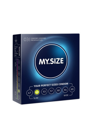 ПРЕЗЕРВАТИВЫ "MY.SIZE" №3 РАЗМЕР 69 (ШИРИНА 69MM)