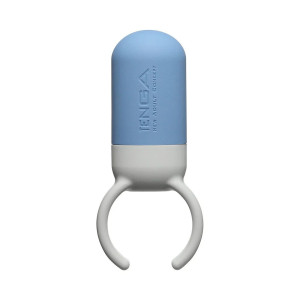 Эрекционное кольцо Tenga SVR One Blue с вибрацией
