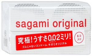 Презервативы полиуретановые Sagami Original 002  6 шт