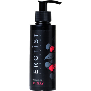 Съедобное массажное масло со вкусом вишни Erotist Massage Oil Cherry, 150 мл
